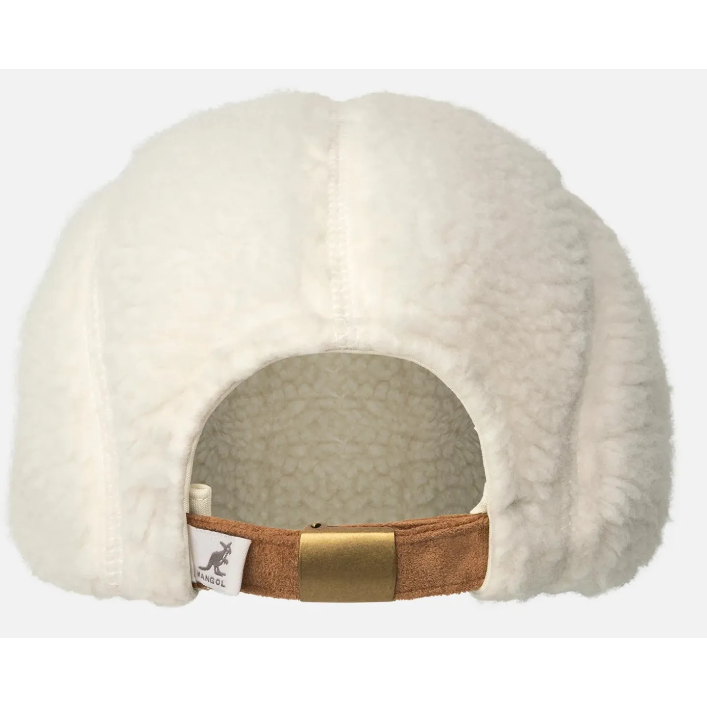Strapback Script Faux Sherpa Cap - Kang Reference: 22472| Chapellerie Traclet