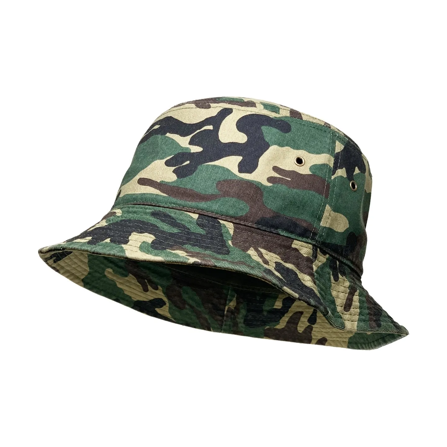 Camouflage Cotton Bucket Hat - Traclet Reference: 22474| Chapellerie Traclet