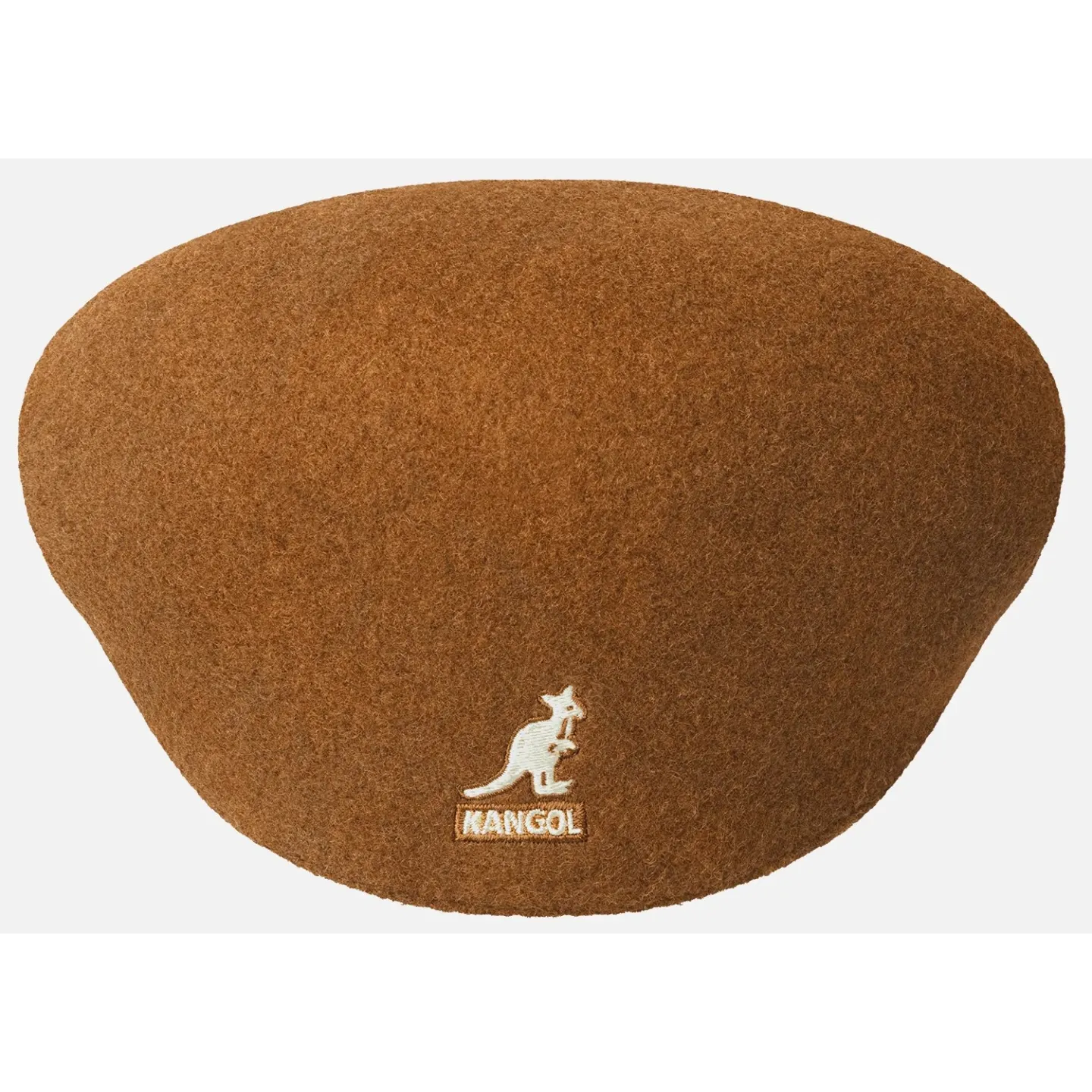 Caquette Wool 504 Caramel Rustique - Kangol  - Chapellerie Traclet Reference : 22476| Chapellerie Traclet
