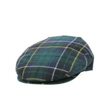 Green and blue Limerick tartan cap Reference: 3904 | Traclet Hat Shop