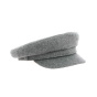 Camaret Wool & Cashmere Grey Sailor Cap - Traclet
