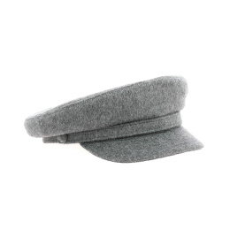 Casquette Marin Camaret Laine & Cachemire Gris - Traclet