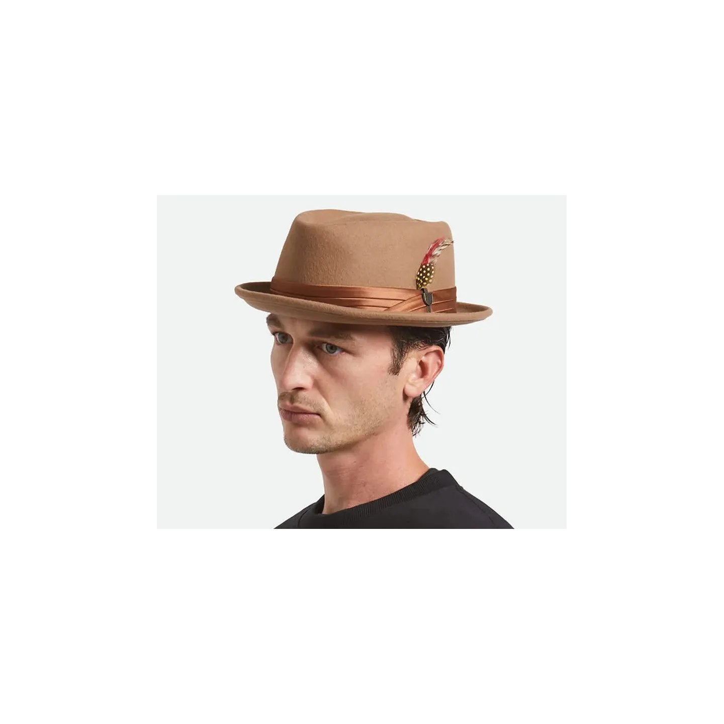 Chapeau Porkpie Stout Tan - Brixton