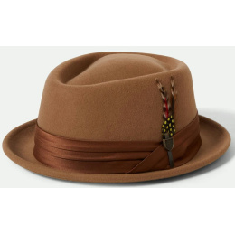 Chapeau Porkpie Stout Tan - Brixton