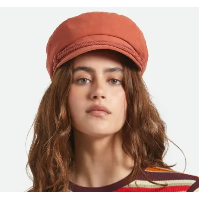 Fiddler Terracotta Brushed Sailor Cap - Brixton ref 22483 TRACLET hat shop