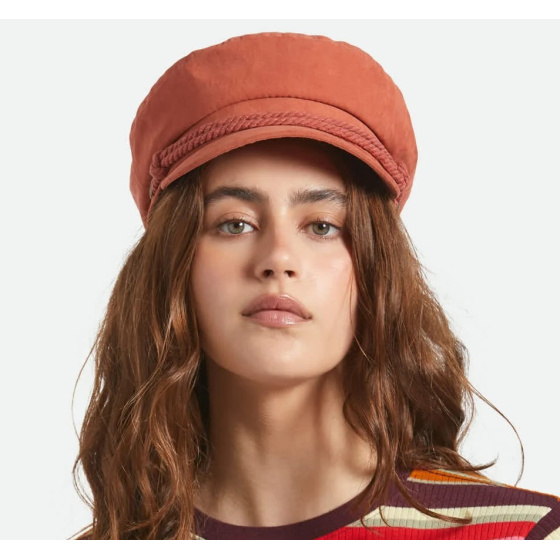 Fiddler Terracotta Brushed Sailor Cap - Brixton