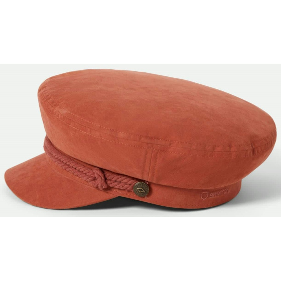 Fiddler Terracotta Brushed Sailor Cap - Brixton Fiddler Terracotta Brushed Sailor Cap - Brixton