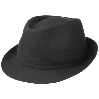 Chapeau Trilby Lin Noir - Stetson