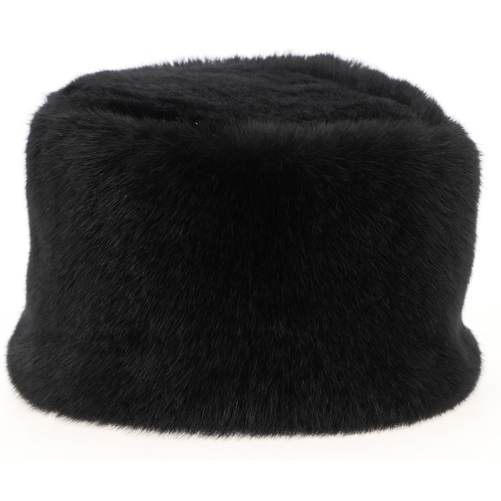 Nanouk Beanie Faux Fur Black - Traclet