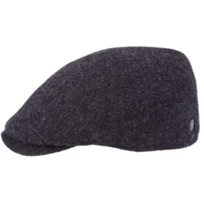 Casquette Plate Bang Laine Anthracite - Traclet