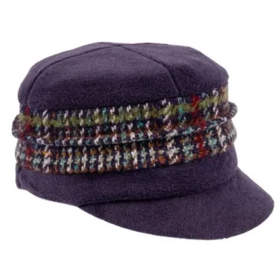 Casquette Gavroche Ebony Polaire Violet - Traclet