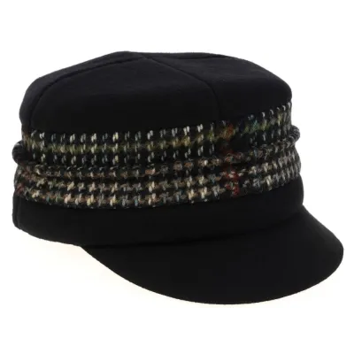 Casquette Gavroche Ebony Polaire Noire - Traclet