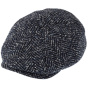 Catanzaro Herringbone Navy Cap - Traclet