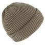 Dunkerque Knit Wool Taupe Beanie - Traclet