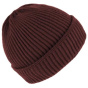 Dunkerque Wool Knit Burgundy Beanie - Traclet