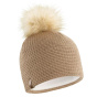 copy of Celestial Gray Fur Pompom Beanie - LeDrapo