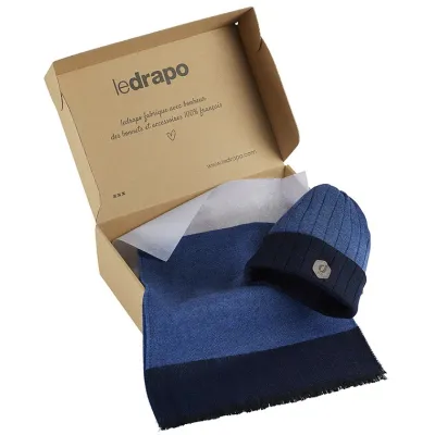 Coffret Cadeau Côme Bonnet & Ècharpe - LeDrapo