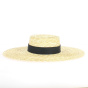 TRACLET Provençal Hat - black ribbon - Made in France - TRACLET Manufacture