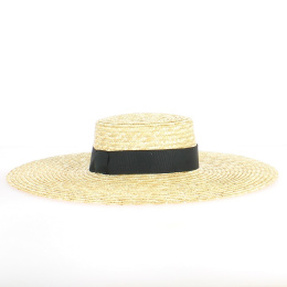 TRACLET Provençal Hat - black ribbon - Made in France - TRACLET Manufacture