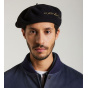 Larrun Gold Embroidery Black Beret - Heritage by Laulhère