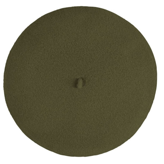 Dark Khaki Paris10 Beret - Heritage by Laulhère
