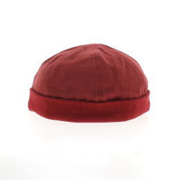 Docker 100% cotton beanie in 4 colors: red, black, gray, blue - Traclet
