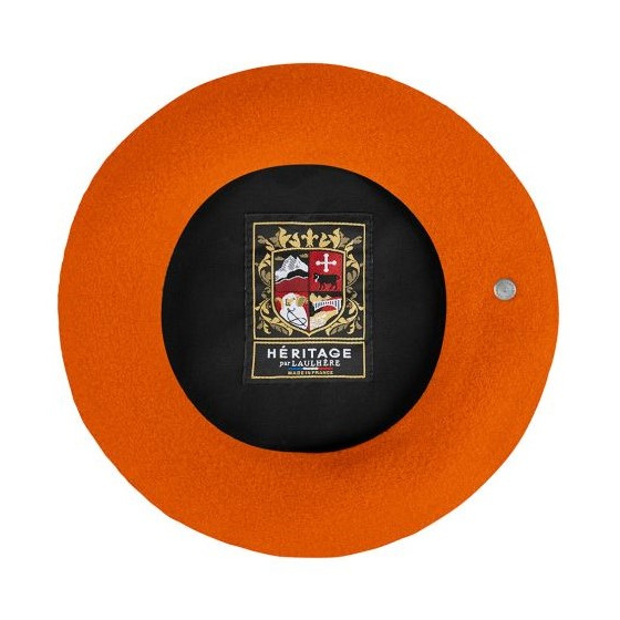 Béret L'Authentique Orange - Héritage par Laulhère