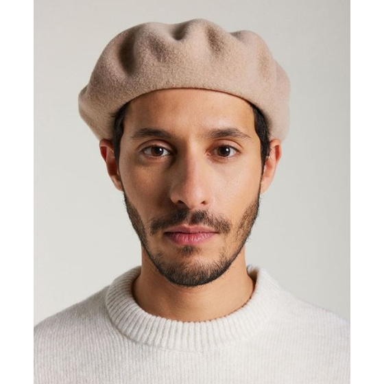 Authentic Sand Wool Beret - Heritage by Laulhère