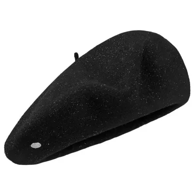 Béret L'Authentique Noir Lurex OR - Héritage par Laulhère Reference : 22576| Chapellerie Traclet