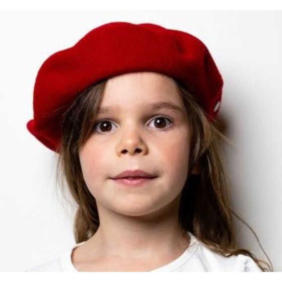 Children's Petit Basque Passion Beret - Heritage by Laulhère