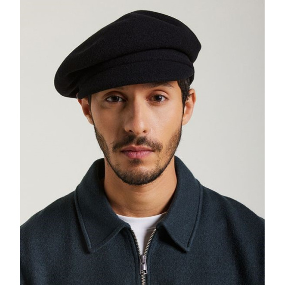 Casquette Ainhoa Laine Vierge Noire - Laulhère