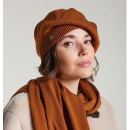 Urbasa Virgin Wool Beanie & Beret Cognac - Heritage by Laulhère
