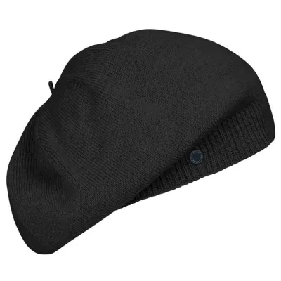Bonnet & Béret Urbasa Laine Vierge Noir - Héritage par Laulhère  Reference : 22587| Chapellerie Traclet