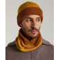 Bonnet Mendia Bicolore Laine Cognac & Curry - Laulhère