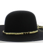 Brown and Cream Pearl Hat Trim - Traclet
