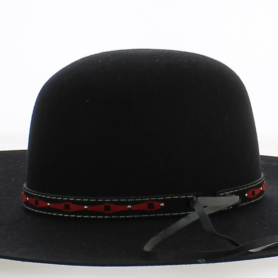Garniture à Chapeau amovible (fantaisie rouge et noir) - Traclet