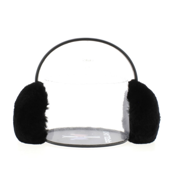 copy of Foldable Earmuffs with Beige Crochet Band - Barts
