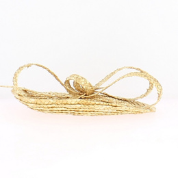 Serre Tête Cérémonie en 100% paille naturelle - Fabrication Française de A à Z - Manufacture Traclet