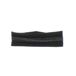 100% Cotton Black Headband - BeBeret (Luxury Headwear)