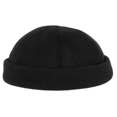 Docker Cap Ostrava Black Leather - Göttmann Reference: 13554 | Chapellerie Traclet