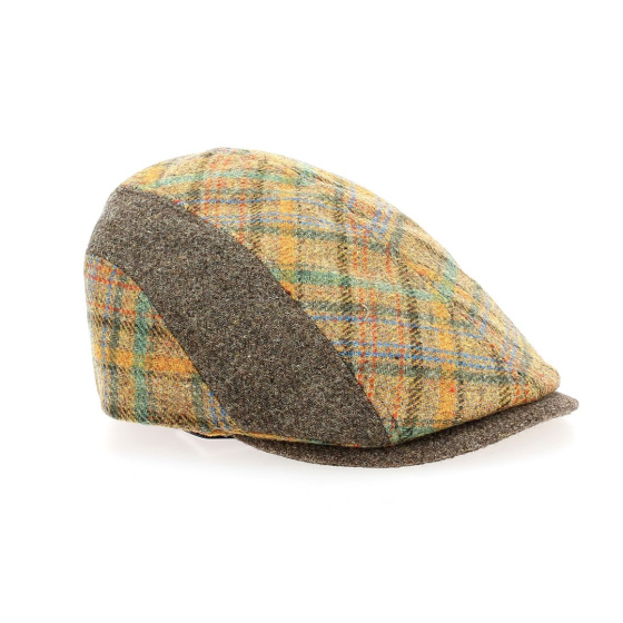 Casquette Plate Guardia Patchwork Laine- Traclet