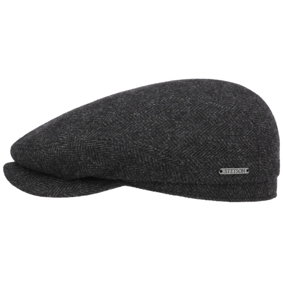 copy of Stetson Belfast Herringbone Wool Brown Cap