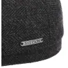Casquette Belfast Herringbone Laine Grise - Stetson  Reference : 22628 | Chapellerie Traclet