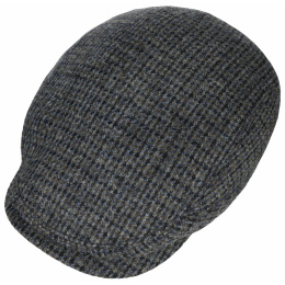 copy of Brown Virgin Wool Harris Tweed Flat Cap - Lierys
