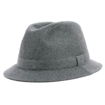 English Bob Cosenza Wool & Cashmere Gray - Traclet Reference: 22638| Chapellerie Traclet