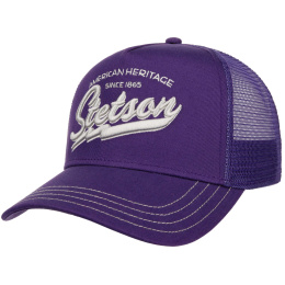 Baseball Trucker Cap American Heritage Purple - Stetson