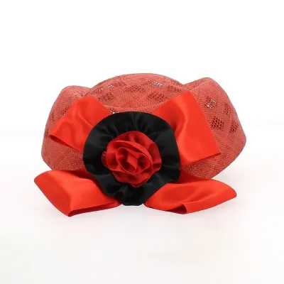 Tambourin rouge avec cocarde BCH - Chapellerie TRACLET - France