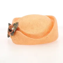 Tambourin de cérémonie saumon - Chapellerie TRACLET - France