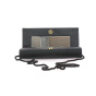 Black satin ceremony bag with mirror - Chapellerie Traclet