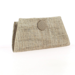 Sac format porte monnaie en paille - Chapellerie Traclet  - France